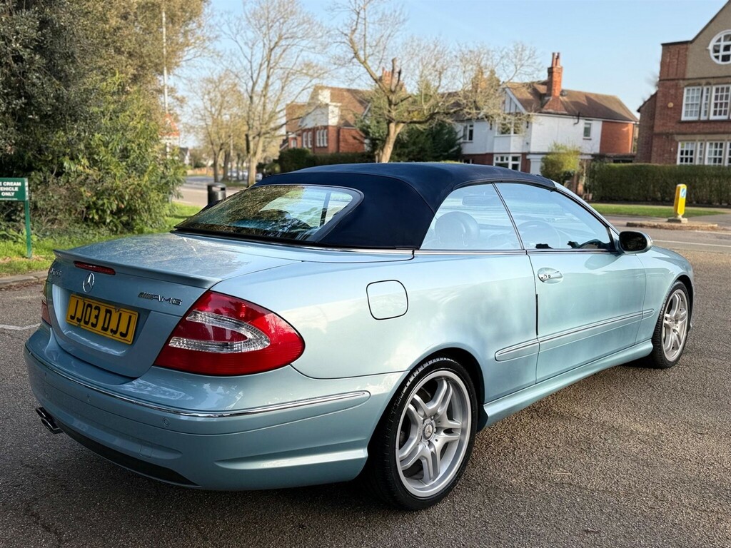 Mercedes-Benz CLK 5.4 Cabriolet Blue #5