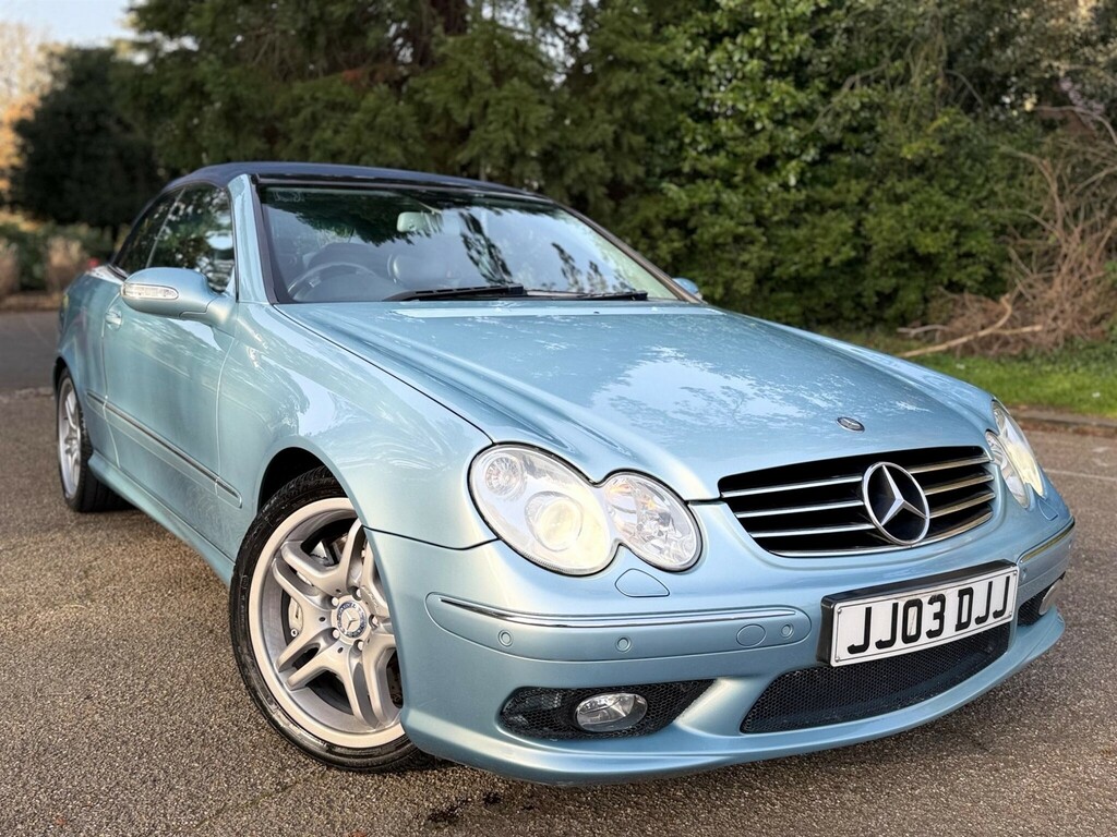 Mercedes-Benz CLK 5.4 Cabriolet Blue #3