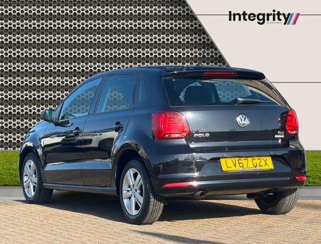 Volkswagen Polo 2017 1.2 Tsi Match Edition Hatchback Ds LV67GZX Black #4