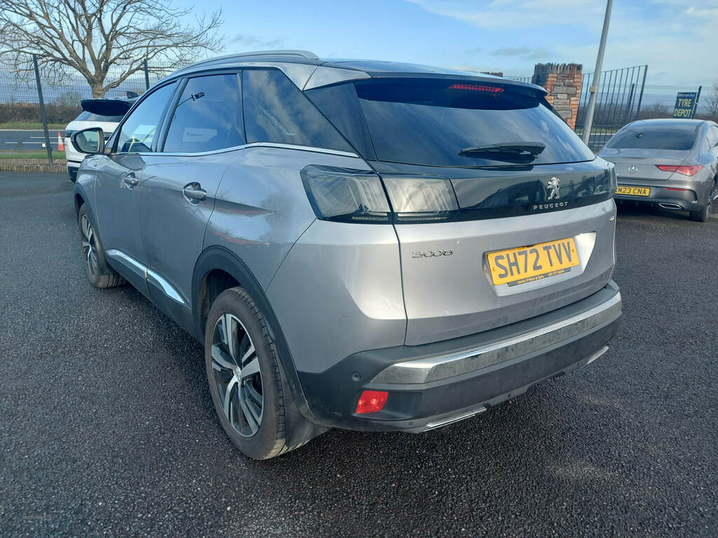 Peugeot 3008 1.5 Bluehdi Gt Eat8 SH72TVV Grey #4