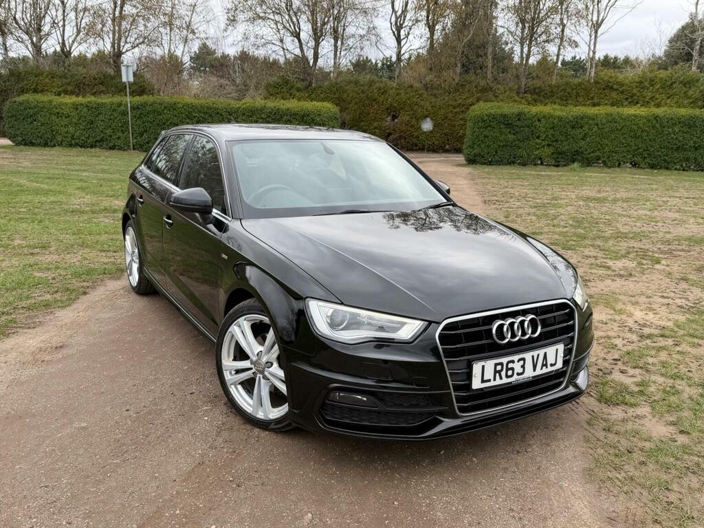 Audi A3 Hatchback 1.6 Tdi S Line Sportback Euro 5 Ss Black #3