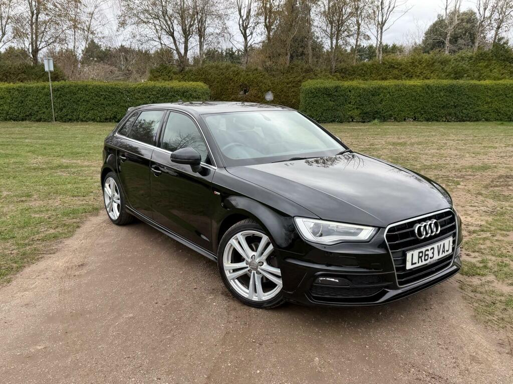 Audi A3 Hatchback 1.6 Tdi S Line Sportback Euro 5 Ss Black #2