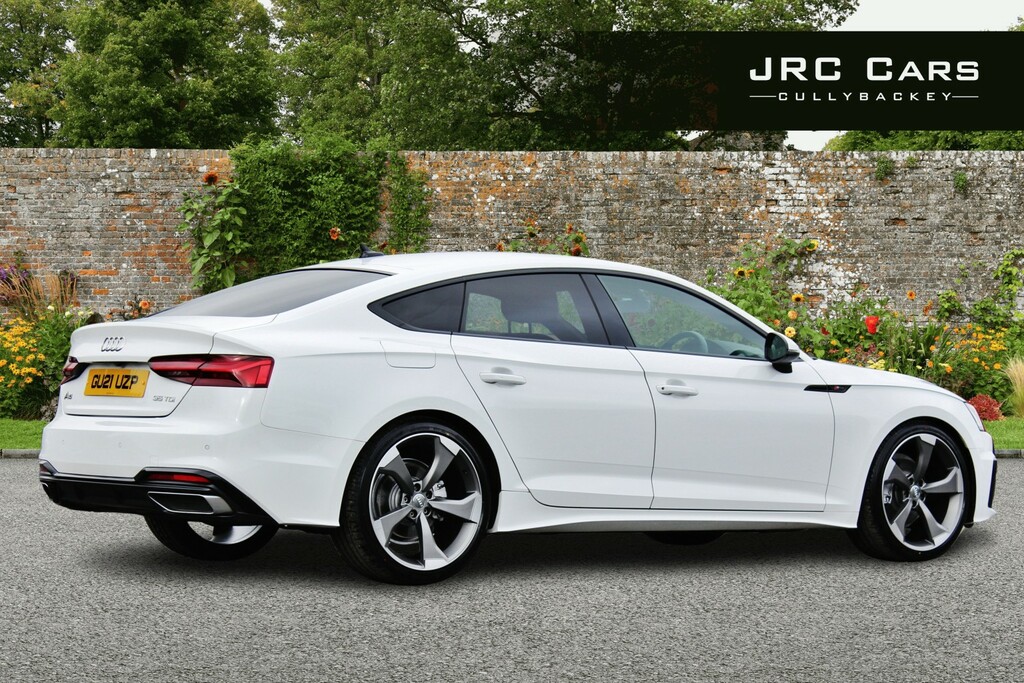 Audi A5 Hatchback 2.0 Tdi 35 S Line 2021 GU21UZP White #4