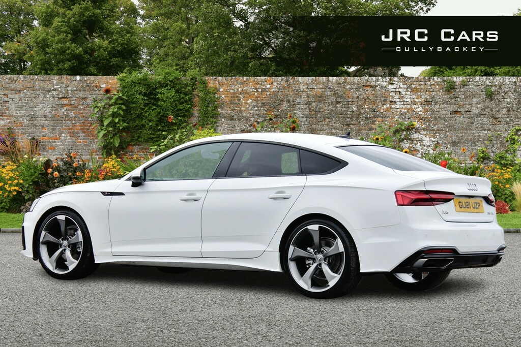 Audi A5 Hatchback 2.0 Tdi 35 S Line 2021 GU21UZP White #3