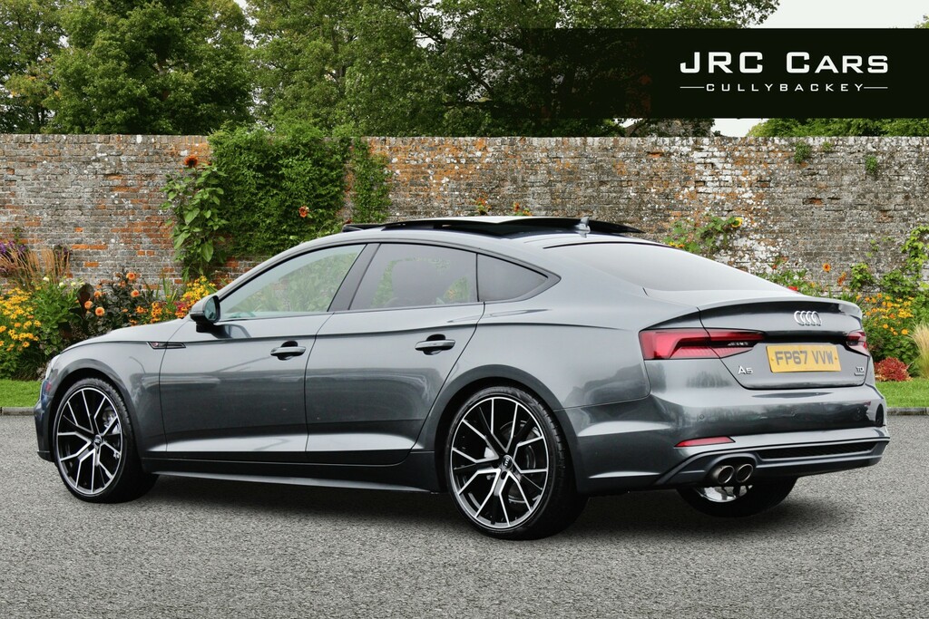 Audi A5 Hatchback 2.0 Tdi S Line 2017 FP67VVW Grey #4