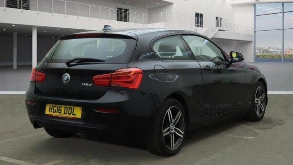 BMW 1 Series 2.0 118D Sport Hatchback Euro 6 Black #2