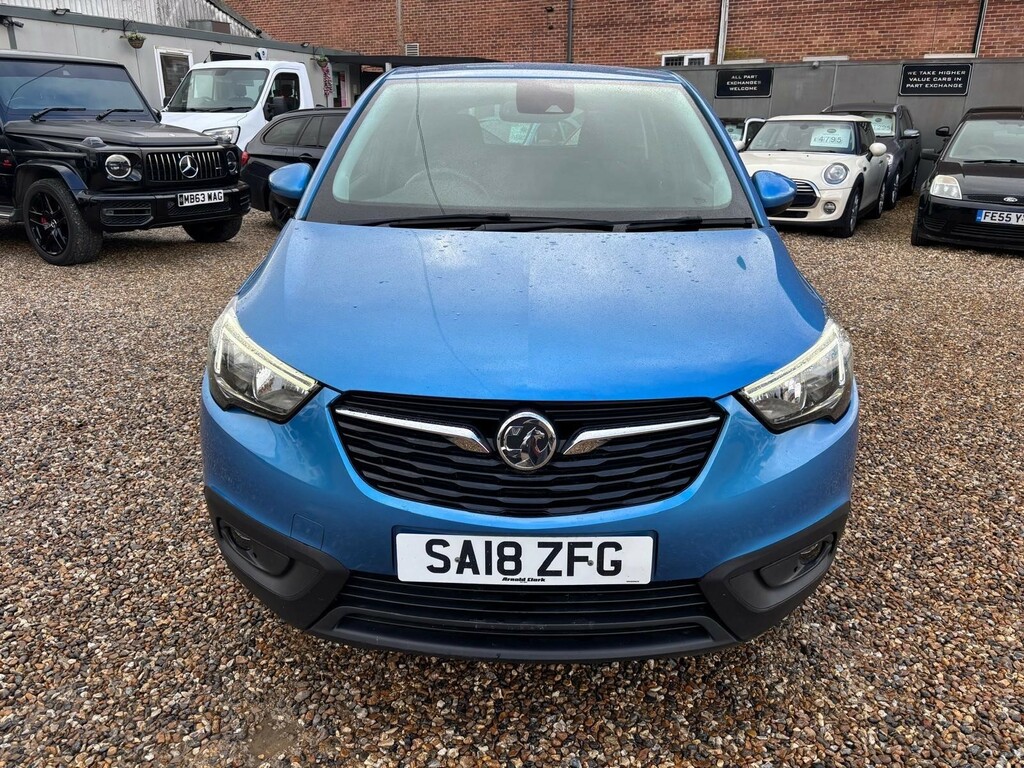 Vauxhall Crossland X 1.2 Se Nav Euro 6 SA18ZFG Blue #2