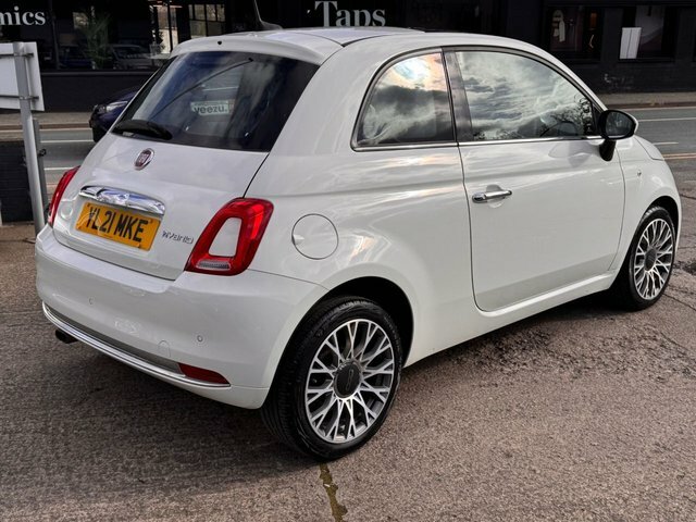 Fiat 500 Hatchback YL21MKE White #5