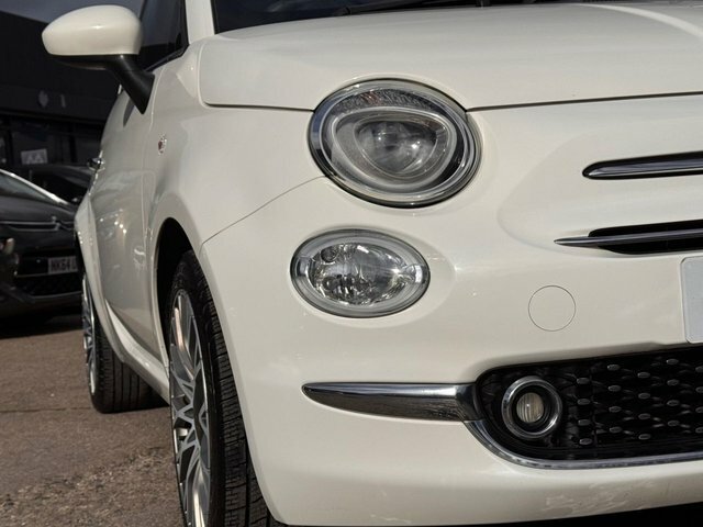 Fiat 500 Hatchback YL21MKE White #3
