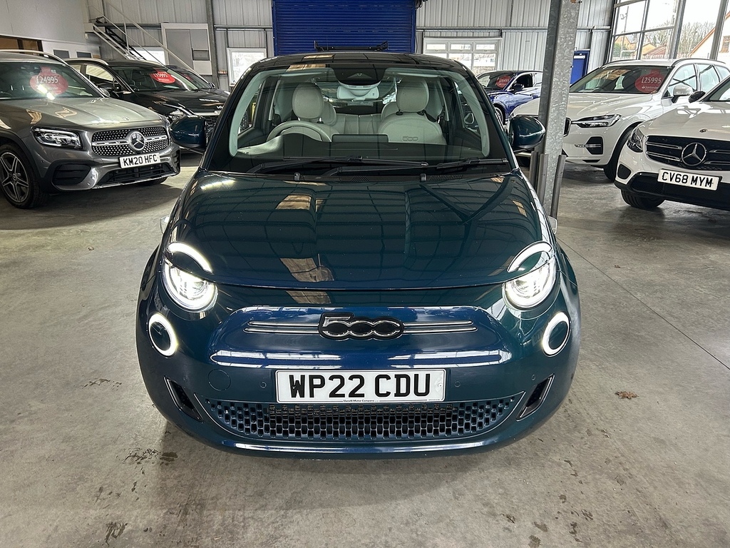 Fiat 500E 42Kwh La Prima Hatchback 118 Ps WP22CDU Green #3