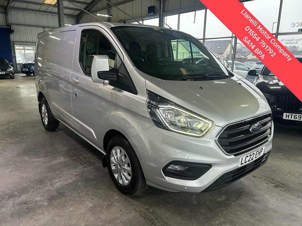 Ford Transit Custom 2.0 280 Ecoblue Limited Panel Van Manua Silver