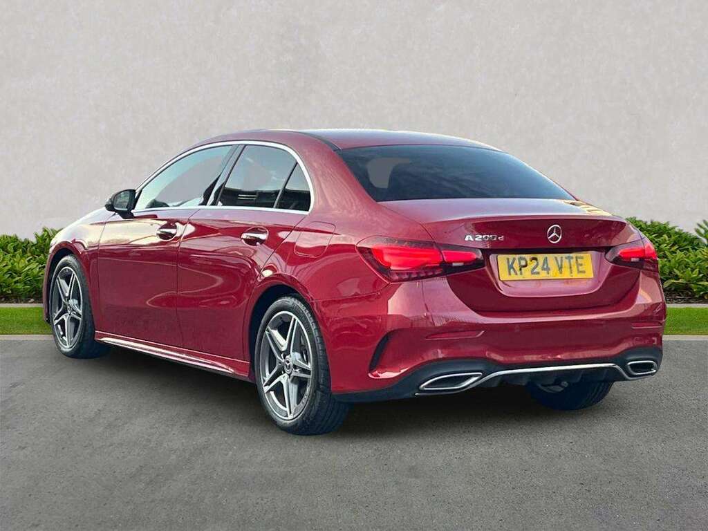 Mercedes-Benz A Class A200d Amg Line Executive Red #2