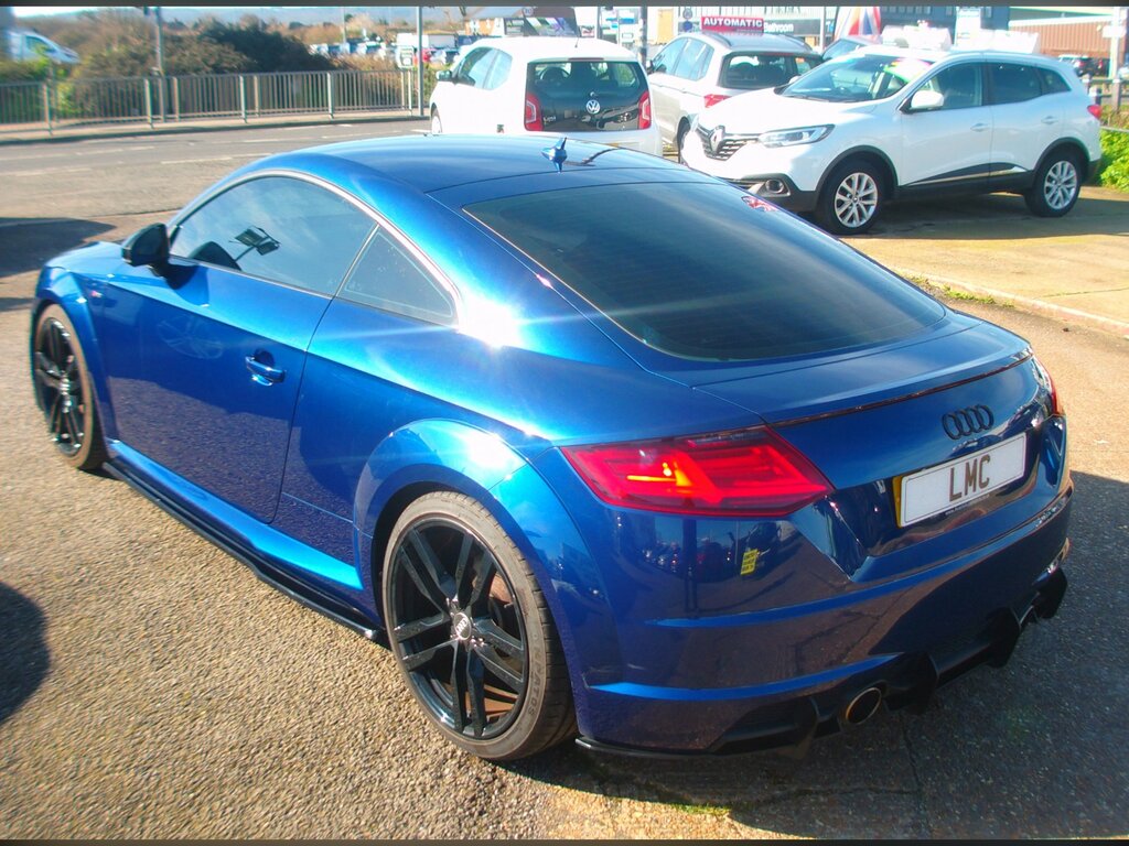 Audi TT 2.0 Tfsi S Line Coupe Euro 6 S BN15MGJ Blue #4