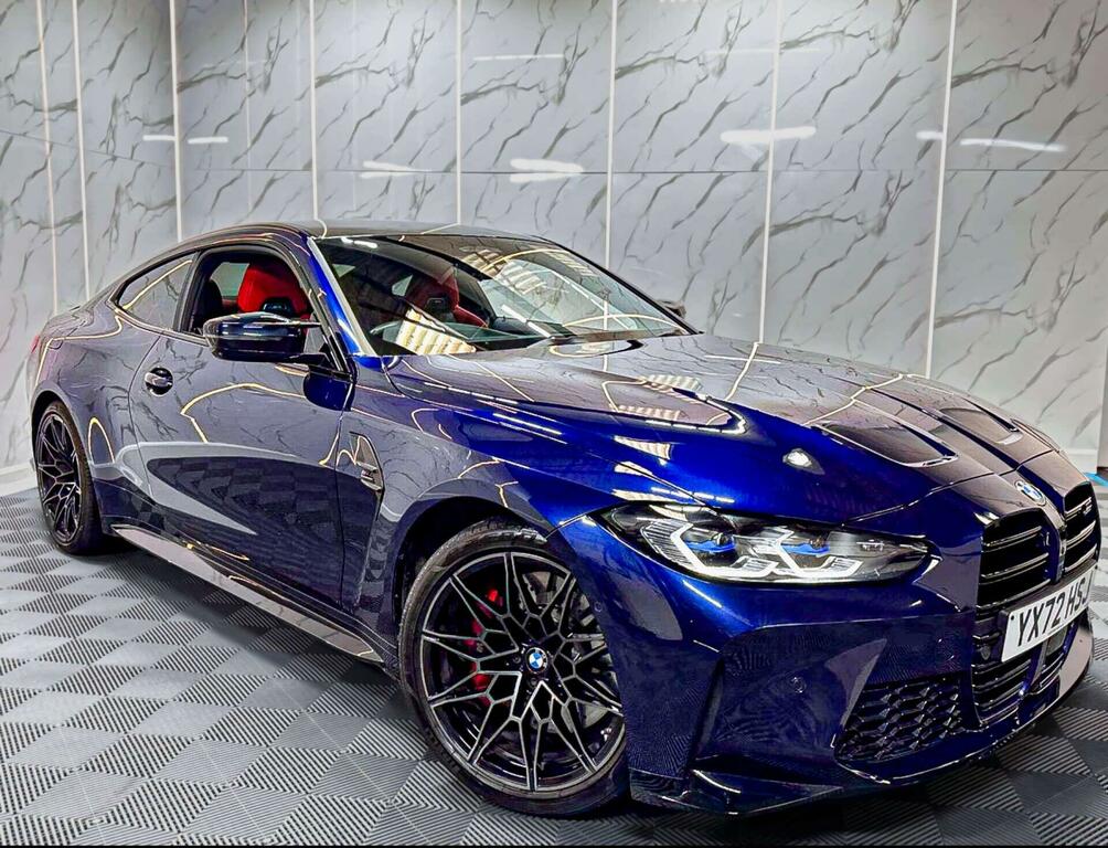 BMW M4 3.0 Biturbo Competition Steptronic Euro 6 Ss YX72HSJ Blue #4
