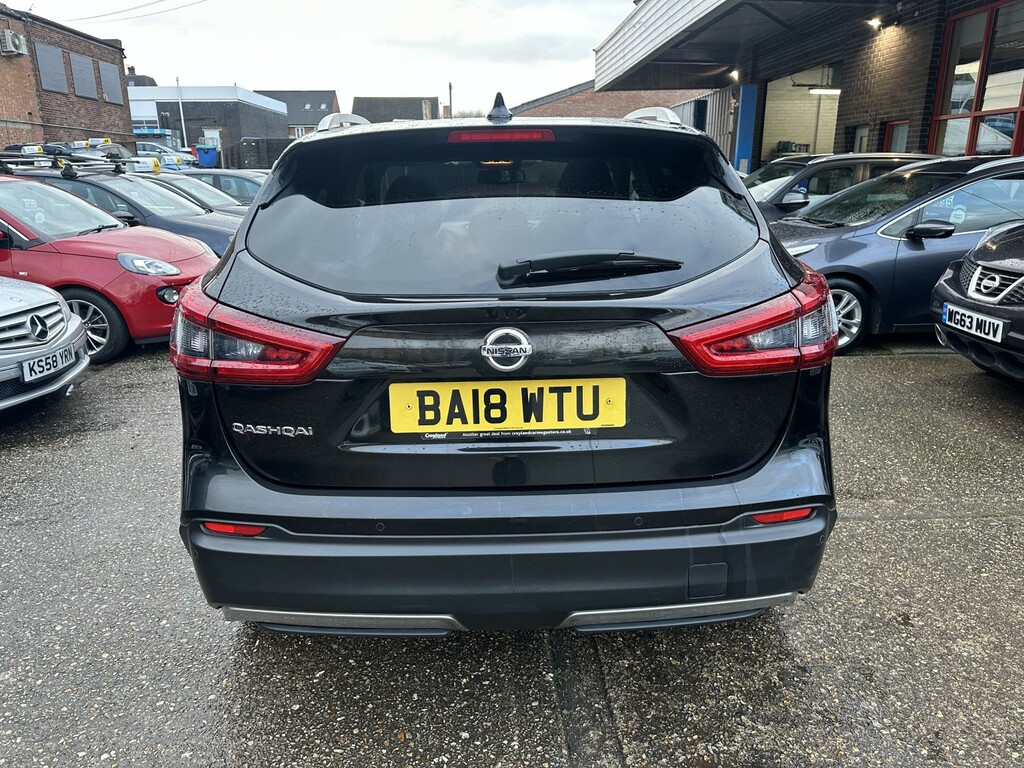 Nissan Qashqai 1.5 Dci Tekna 2018 BA18WTU Black #6
