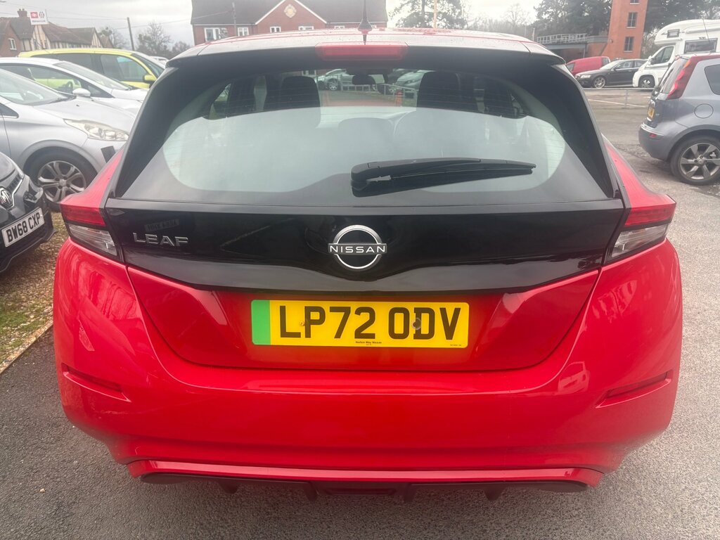 Nissan Leaf 39Kwh Acenta Hatchback 150 Ps LP72ODV Red #3