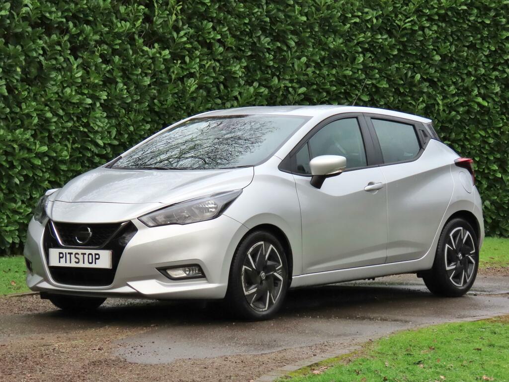 Nissan Micra 1.0 Ig-t Acenta Hatchback Xtron Euro 6 Silver #2