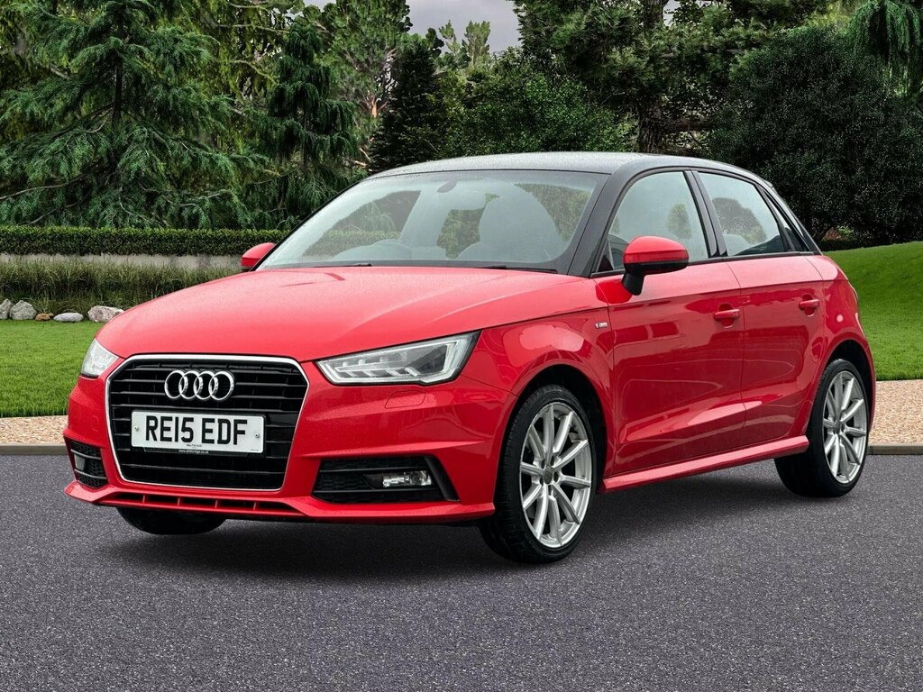 Audi A1 1.4 Tfsi S Line Sportback S Tronic Euro 6 Ss RE15EDF Red #4