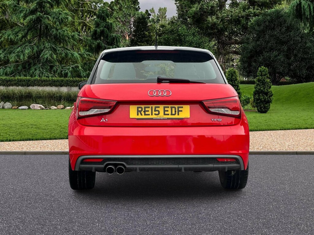 Audi A1 1.4 Tfsi S Line Sportback S Tronic Euro 6 Ss RE15EDF Red #6