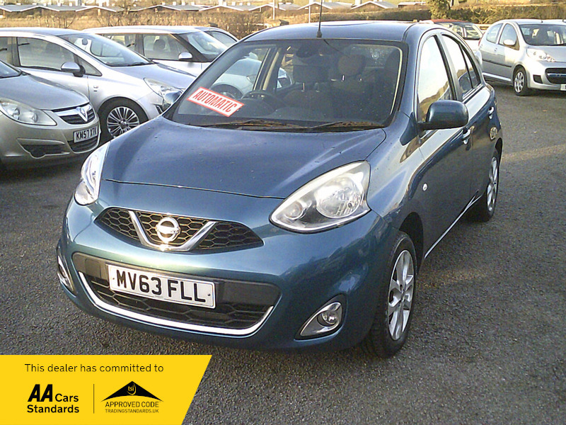 Nissan Micra Acenta Automatic MV63FLL Blue #4