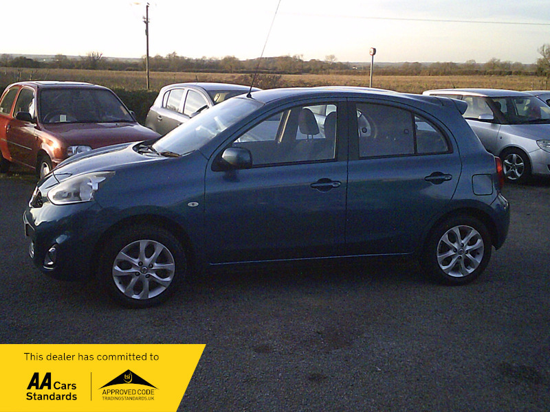 Nissan Micra Acenta Automatic MV63FLL Blue #6