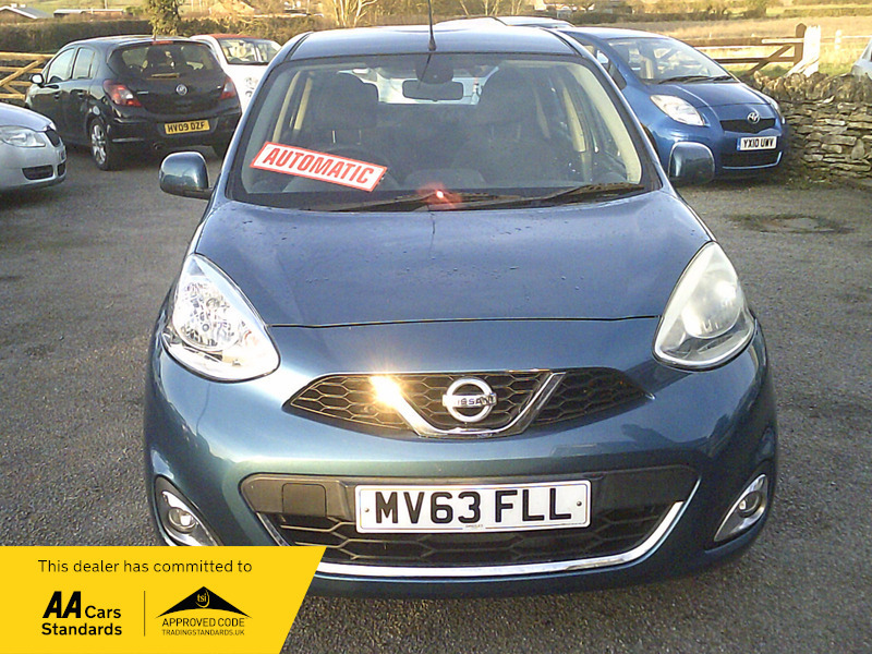 Nissan Micra Acenta Automatic MV63FLL Blue #3