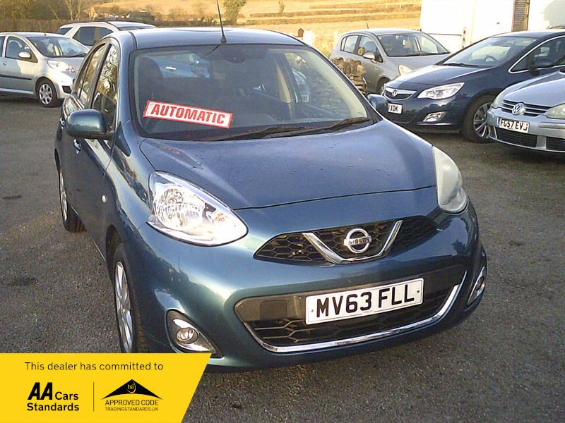 Nissan Micra Acenta Automatic MV63FLL Blue #2