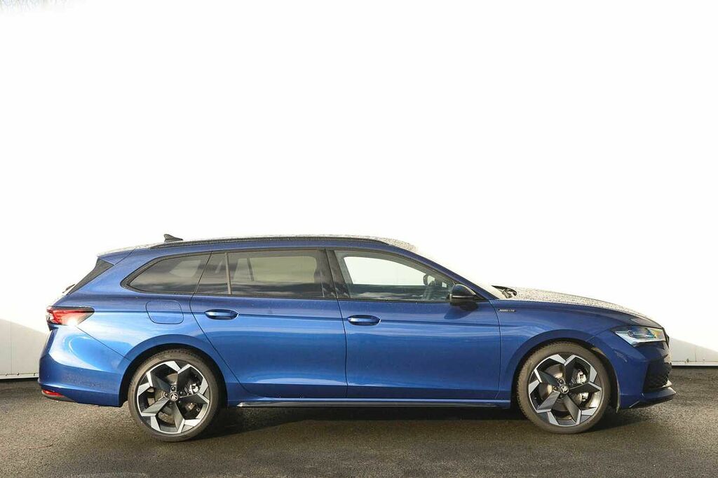 Skoda Superb 2.0 Tsi Sportline 4X4 Dsg Blue #4