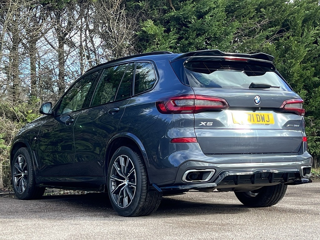 BMW X5 3.0 30D Mht M Sport Suv Hybrid Xdr FV71DWJ Grey #6
