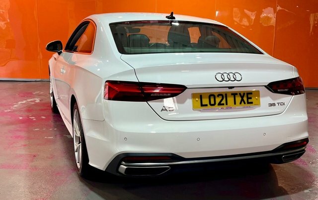 Audi A5 2.0 Tdi 35 Sport Coupe S Tronic Euro 6 LO21TXE White #3