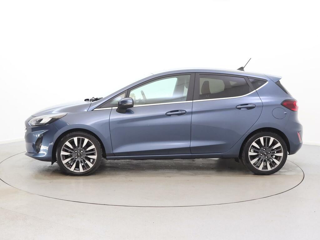 Ford Fiesta 1.0 Ecoboost Hybrid Mhev 125 Titanium X WG72MXD Blue #4