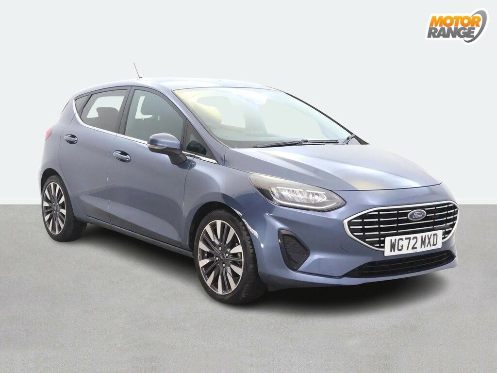 Ford Fiesta 1.0 Ecoboost Hybrid Mhev 125 Titanium X Blue