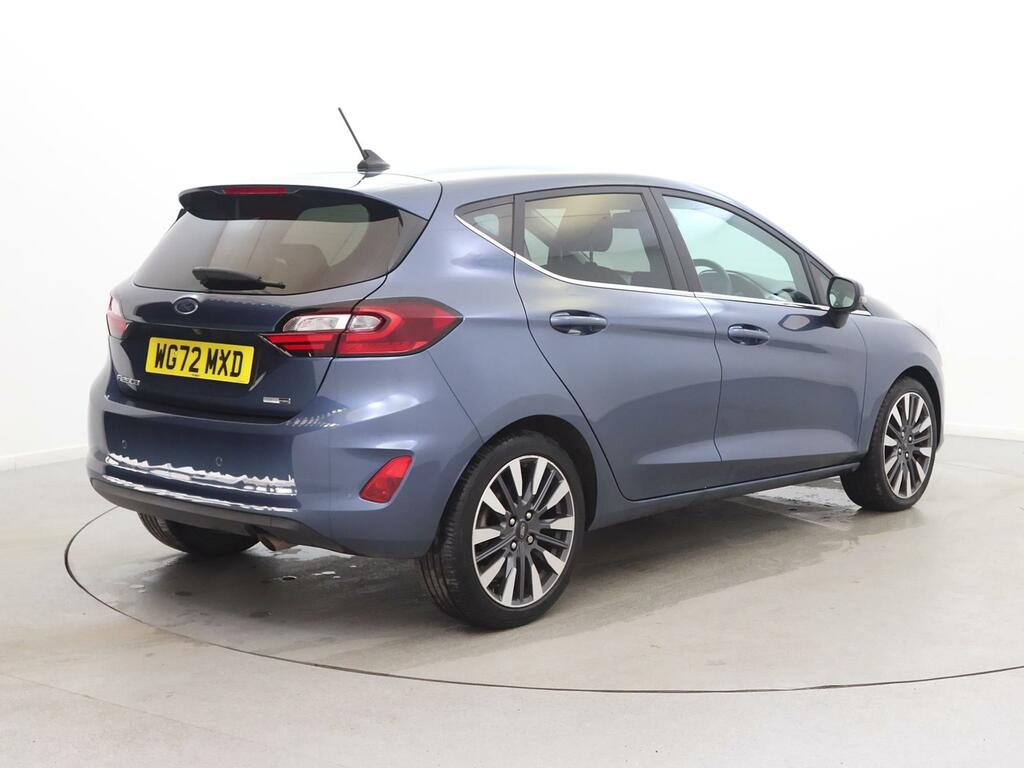Ford Fiesta 1.0 Ecoboost Hybrid Mhev 125 Titanium X WG72MXD Blue #5