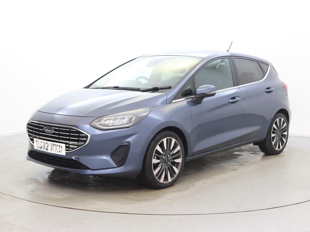Ford Fiesta 1.0 Ecoboost Hybrid Mhev 125 Titanium X WG72MXD Blue #3