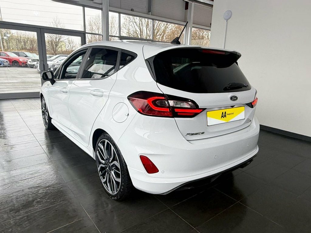 Ford Fiesta 1L St-line X Edition EJ72YLL White #6