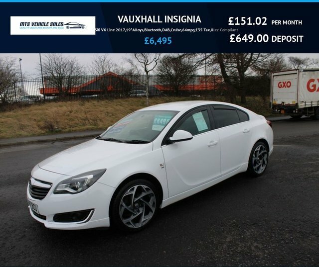 Vauxhall Insignia 2017 1.6 Cdti Sri VX Line 2017,19Alloys,bluetooth White