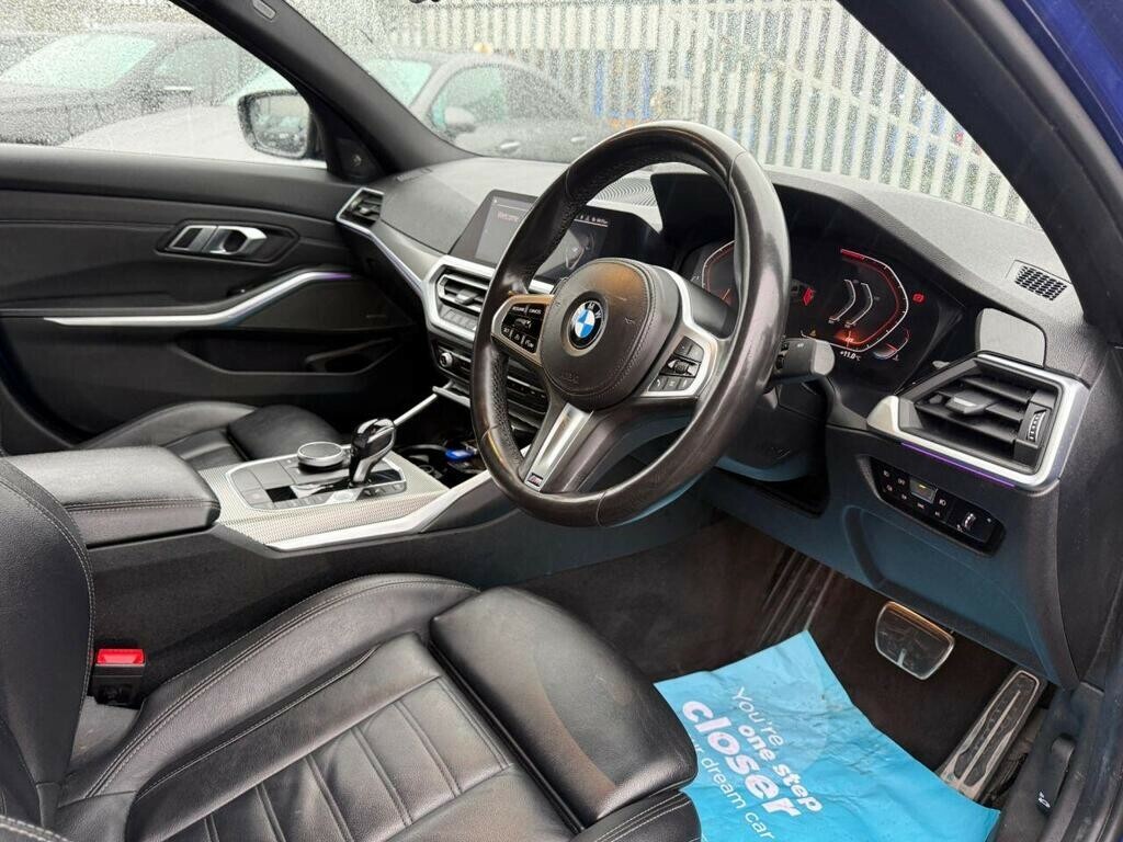 BMW 3 Series 2.0 320I M Sport Saloon 201919 NGZ7737 Blue #2