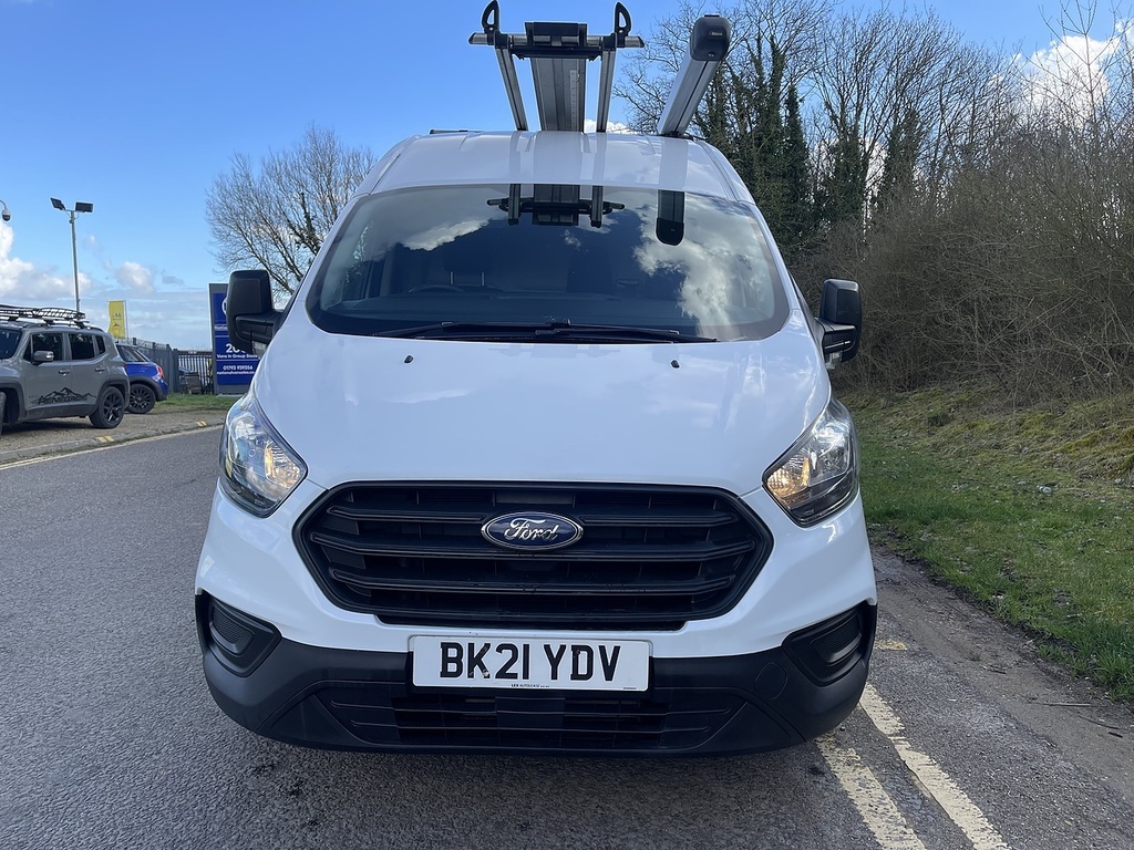 Ford Transit Custom 2.0 300 Ecoblue Leader L1 H2 Euro 6 Ss BK21YDV White #5