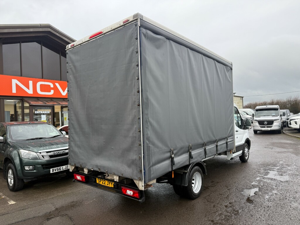 Ford Transit Custom 350 Leader Lwb Curtainside Lightweight SP22JYY White #3