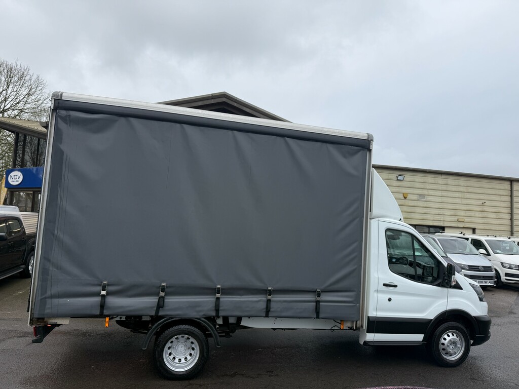 Ford Transit Custom 350 Leader Lwb Curtainside Lightweight SP22JYY White #2