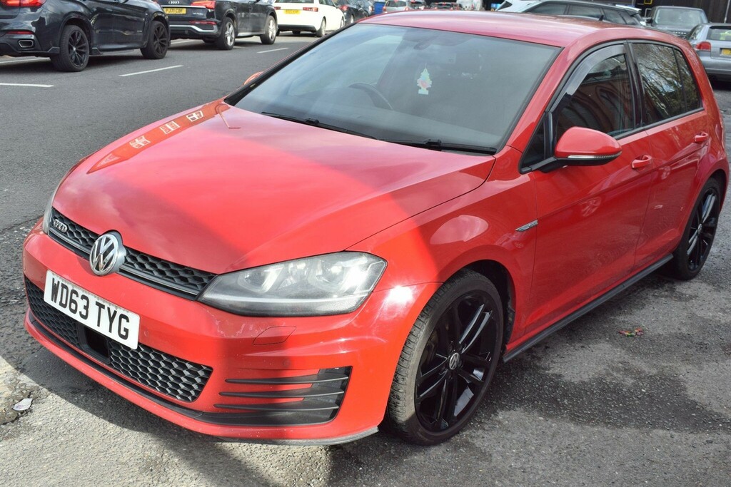 Volkswagen Golf 2.0 Tdi Bluemotion Tech Gtd Euro 6 Ss WD63TYG Red #5