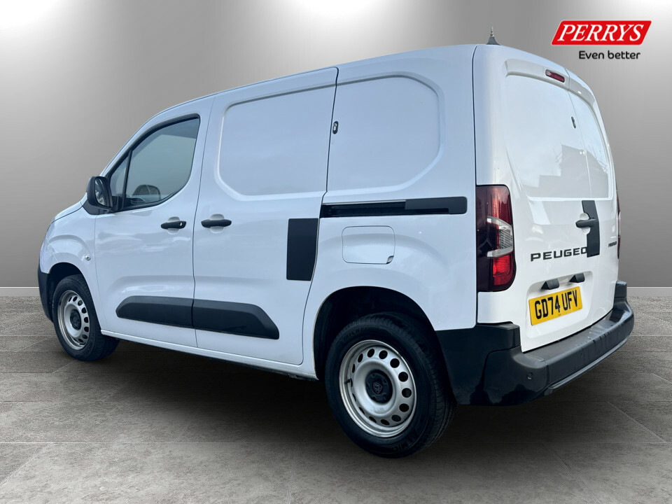 Peugeot Partner 1.5 Bluehdi 100 Professional Van GD74UFV White #5