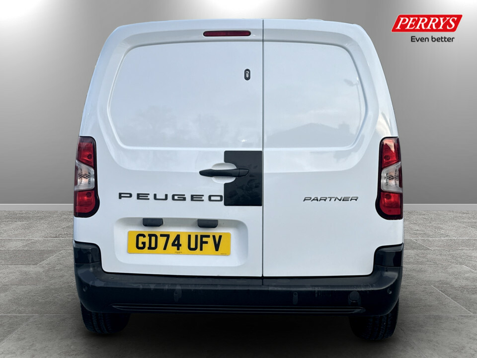Peugeot Partner 1.5 Bluehdi 100 Professional Van GD74UFV White #6