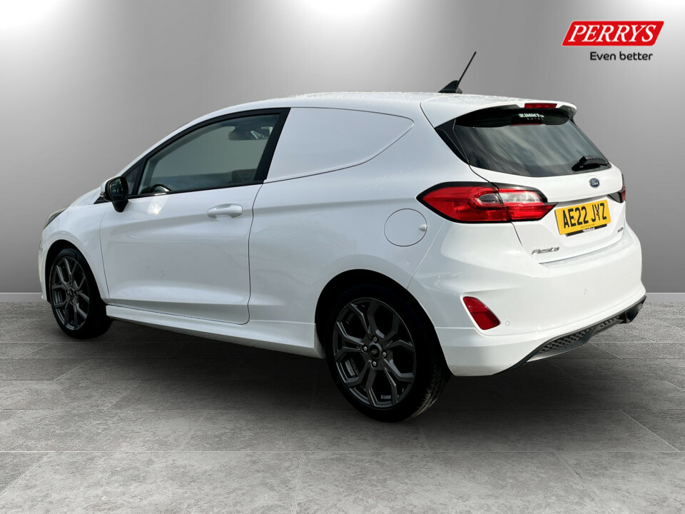 Ford Fiesta 1.0 Ecoboost Mhev Sport Van AE22JYZ White #5