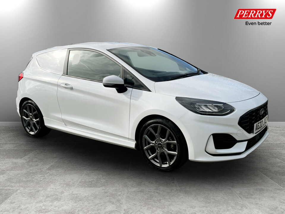 Ford Fiesta 1.0 Ecoboost Mhev Sport Van White