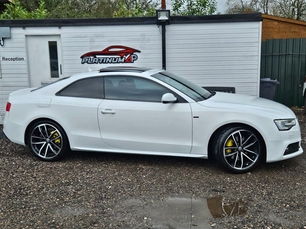 Audi A5 2.0 Tfsi Black Edition S Tronic Quattro Euro 5 S White #6