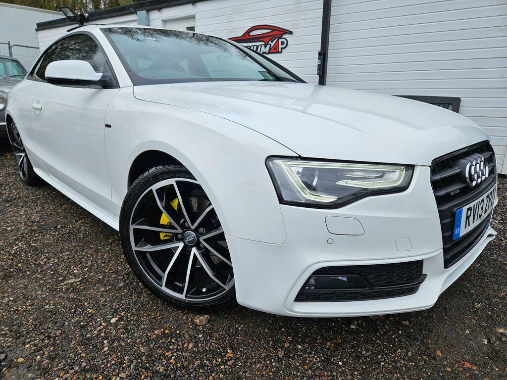 Audi A5 2.0 Tfsi Black Edition S Tronic Quattro Euro 5 S White #5