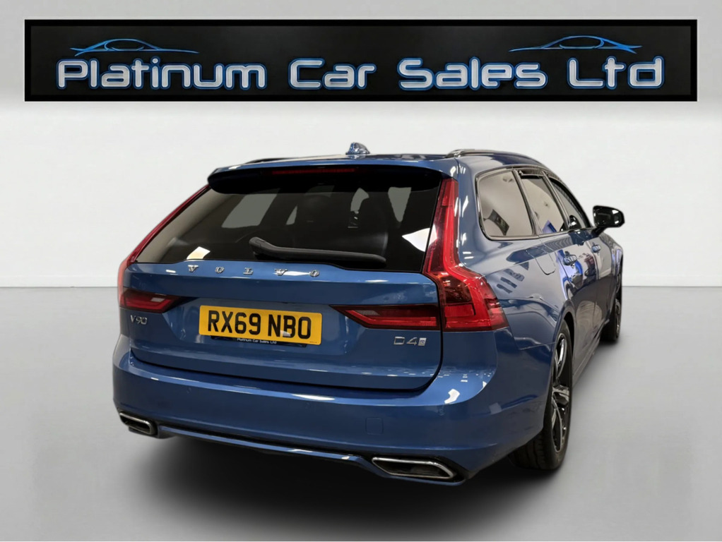 Volvo V90 D4 R-design Plus RX69NBO Blue #5