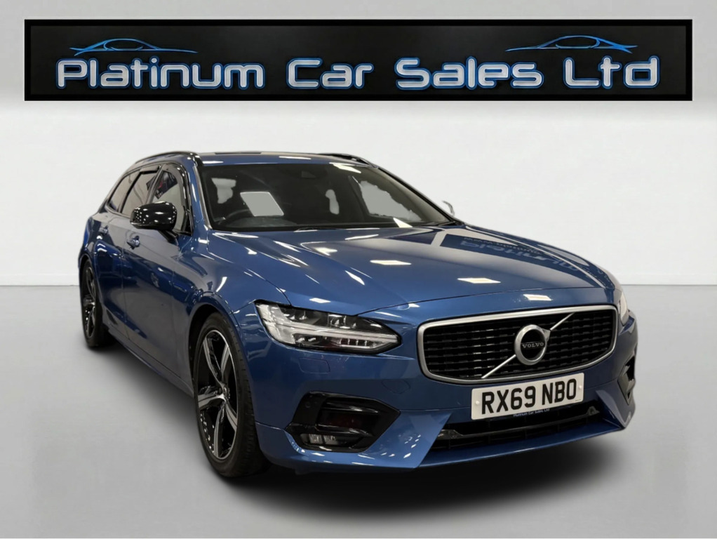 Volvo V90 D4 R-design Plus Blue