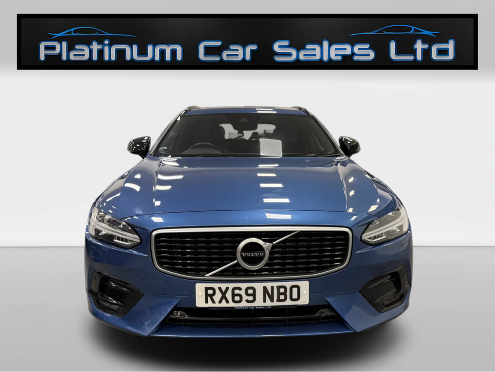 Volvo V90 D4 R-design Plus RX69NBO Blue #2